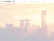 Tablet Screenshot of karenvineyard.org